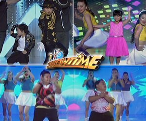 Mga cute na cute Bulilit at Mini Me kids nakipaghatawan sa It's Showtime