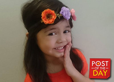 Cute Xia takes selfie with her Kuya Enrique