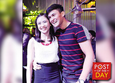 Matteo to Sarah: "I will do my best to fill your life with sincere limitless JOY