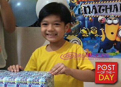 Nathaniel cast at staff, may birthday surprise para kay Marco Masa!