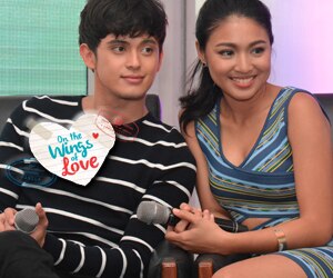 WATCH: James and Nadine, na-corner ng press sa Digital Media Conference ng On The Wings of Love