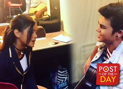 Ylona jams with Iñigo
