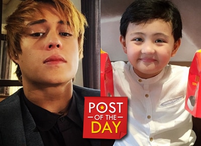 Alonzo Muhlach naki-Nae Nae with Kuya Quen!