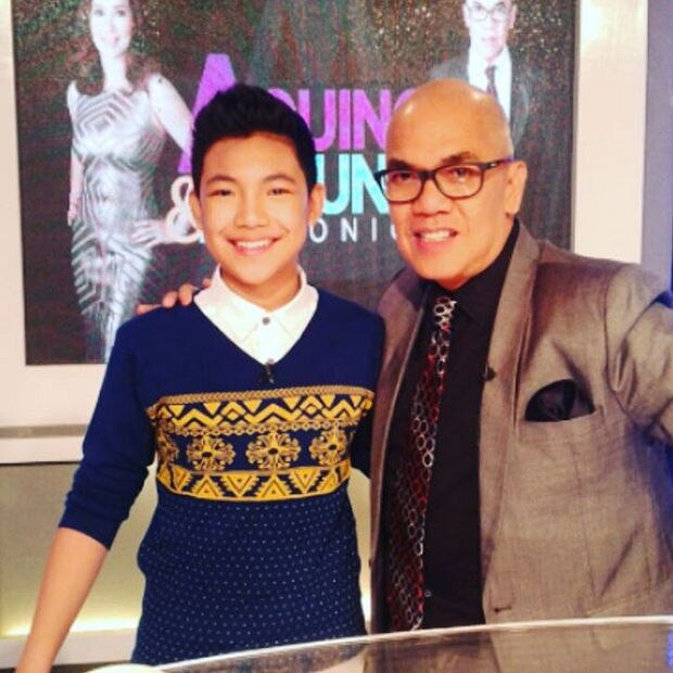 3 Teen idols with Boy Abunda on Aquino and Abunda Tonight Darren Espanto.jpg