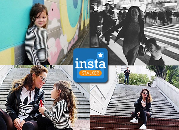 Andi Eigenmann and little Belle in Japan