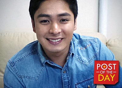 Coco Martin pays a visit to "The King"