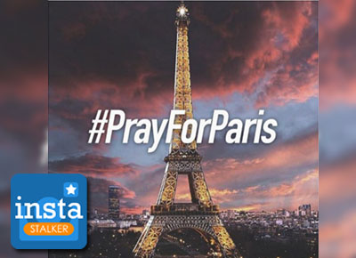 Celebrities show support for #PrayForParis