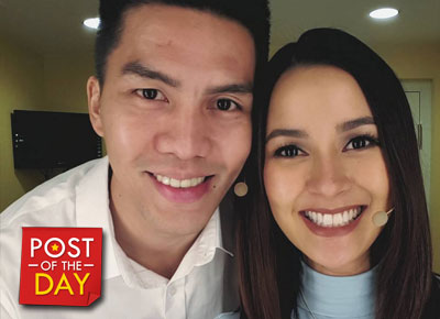 Bianca Gonzalez and JC Intal celebrate first wedding anniversary