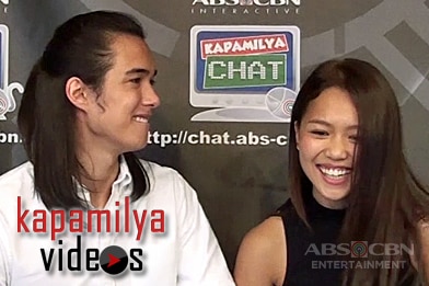 WATCH: Real life sweethearts Tommy and Miho play banana game at the Kapamilya Chat