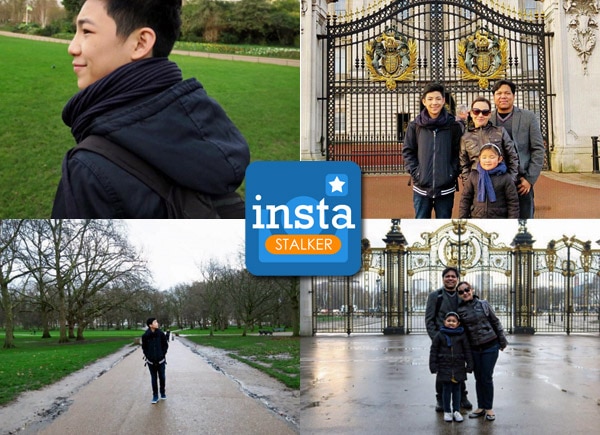 Darren Espanto's family holiday in London