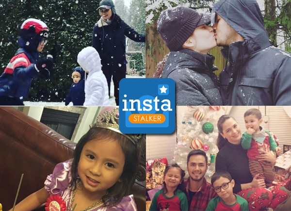 Oyo Sotto, Kristine Hermosa and kids enjoy their ‘white’ holiday