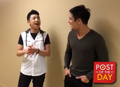 WATCH: Darren Espanto sings with Piolo Pascual