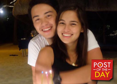 A happy Jasmine Curtis thanks her boyfriend for birthday surprises