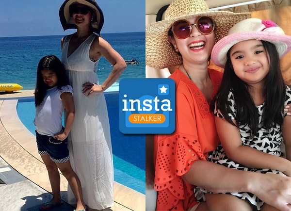 Vina Morales takes daughter Ceana and her Ystilo Salon family to the beach