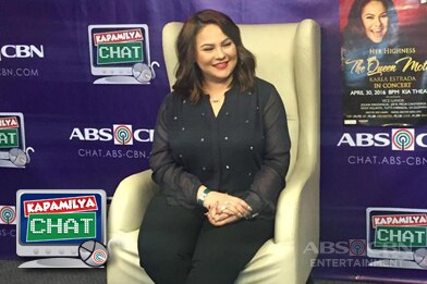 Queen Mother Karla Estrada in Kapamilya Chat 'Caption This' challenge