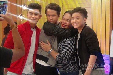 PHOTOS: Magandang Buhay with Voice Next Door JK, Bailey and Kyle