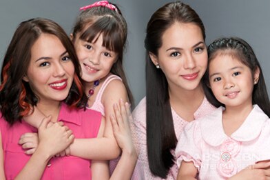 GLAM SHOTS: Julia Montes as Sara and Kara with Hannah and Becca