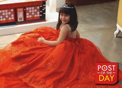Kendra Kramer stuns in red gown