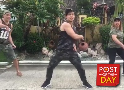 WATCH: Rodjun Cruz and his family do the Trumpets challenge