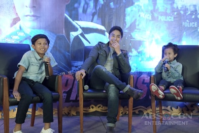 IN PHOTOS: Primetime King Coco Martin with Onyok and Aura at FPJ's Ang Probinsyano Pasasalamat Press