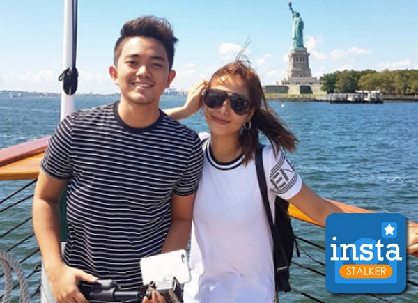 Maja Salvador tours New York with brother