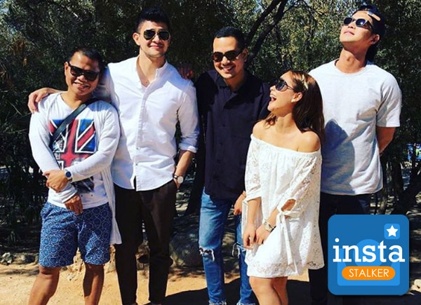 Maja Salvador and John Lloyd Cruz in Greece