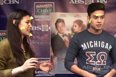 Maika and Marco in Kapamilya Chat’s Post It Challenge