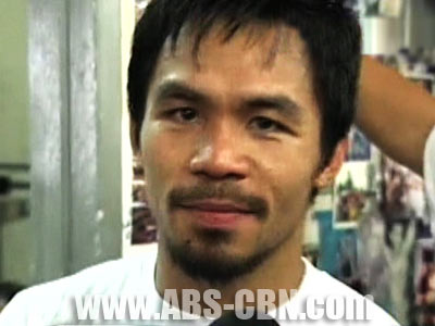 Manny Pacquiao is ready to fight Miguel Cotto