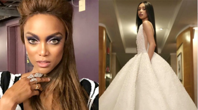 Look Supermodel Tyra Banks Liked Maymay Entrata S Photos From The Star Magic Ball On Twitter Push Com Ph Your Ultimate Showbiz Hub