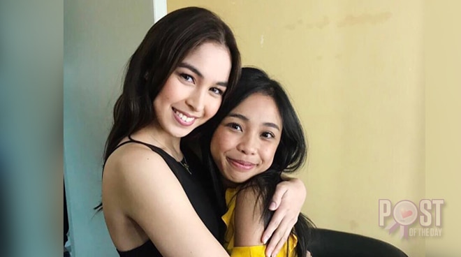 Julia Barretto congratulates Maymay Entrata on her debut Julia Barretto congratulates Maymay Entrata on her debut