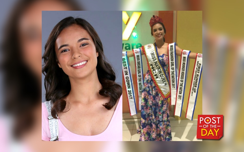 LOOK: Former PBB Teen housemate Kristine Hammond is now a beauty queen