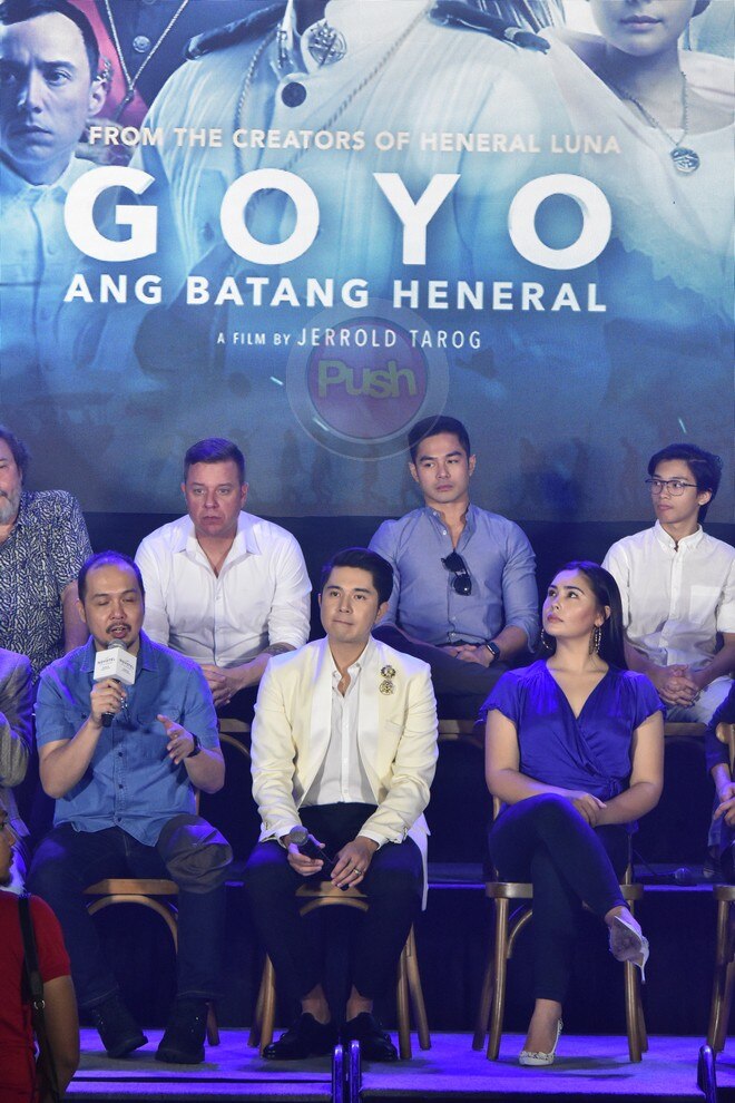 Cast ng Goyo Ang Batang Heneral, ‘incharacter’ sa presscon ng