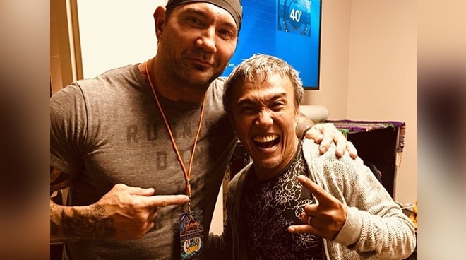 His parents divorced when bautista was still young and he . Dave â€˜Batistaâ€™ Bautista shares proud Filipino moment with Arnel Pineda