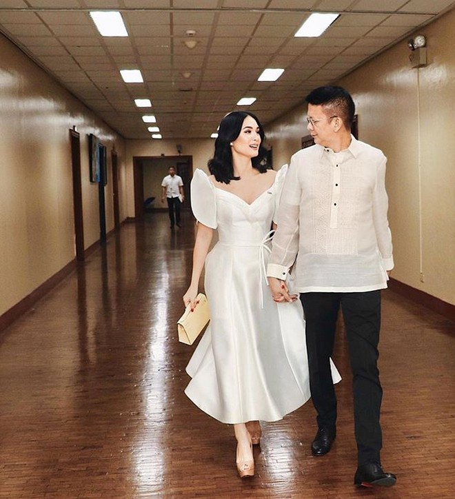 heart evangelista sona dress