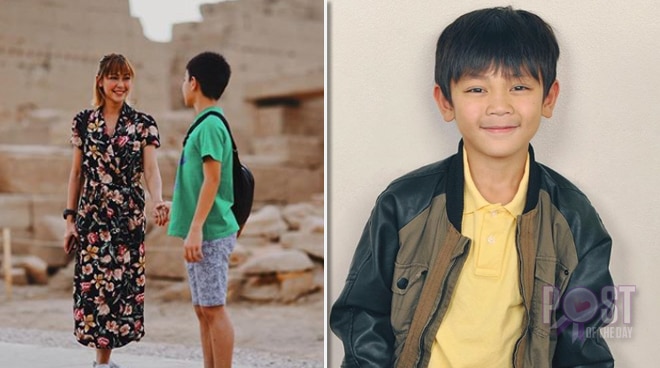 Jodi Sta. Maria goes on an Egyptian vacation with her son ...