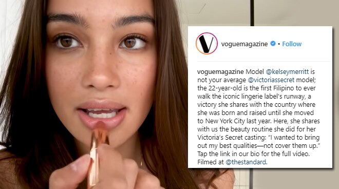Pinay Victoria's Secret model Kelsey Merritt featured on Vogue