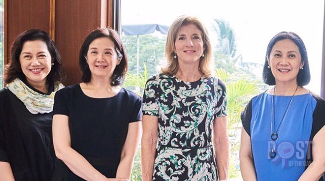 Look Aquino Sisters Meet Caroline Kennedy Push Com Ph Your