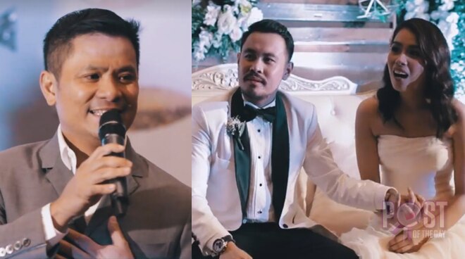 WATCH: Ogie Alcasid surprises newlyweds as he gatecrashes ...