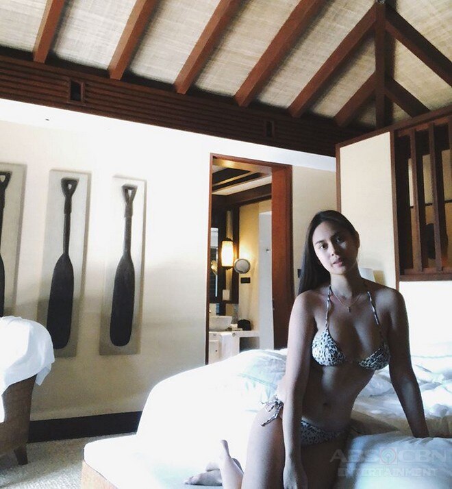 Yen Santos is enjoying Boracay. 