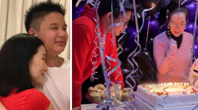 LOOK: Kris Aquino throws a surprise birthday celebration for son Bimby