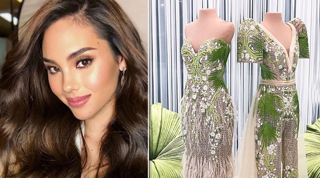 Mak Tumang creates Sampaguita-inspired gown for Catriona Gray | PUSH ...