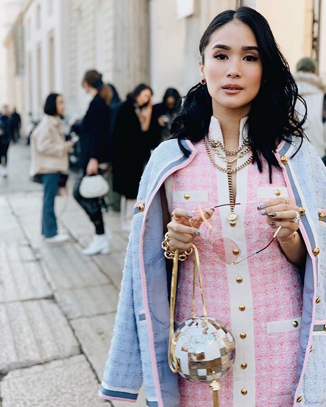 Heart Evangelista attends Milan Fashion Week Your