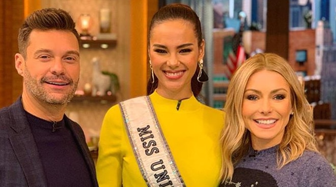 Catriona Gray Impresses Us Talk Show Hosts Ryan Seacrest And Kelly Ripa Push Com Ph Your Ultimate Showbiz Hub