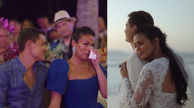 iza calzado wedding gown