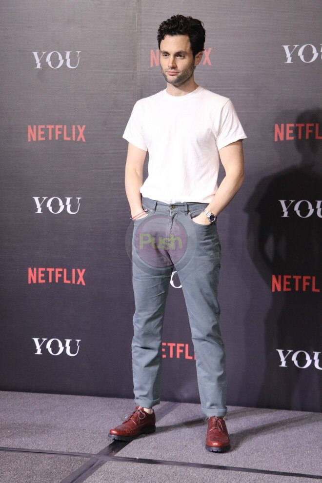 Netflixs You Stars Penn Badgley And Shay Mitchell Visit Manila