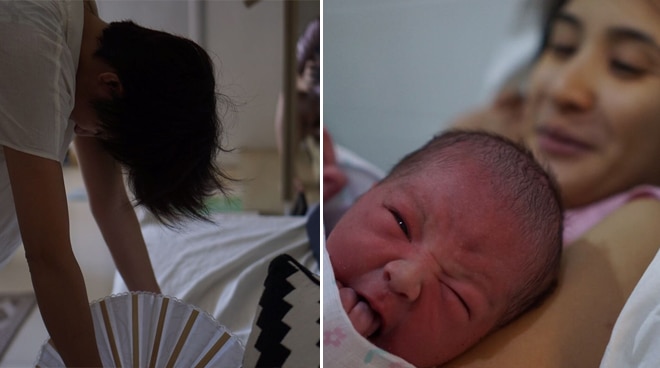 Rica Peralejo gives birth to her baby at home, unmedicated ...