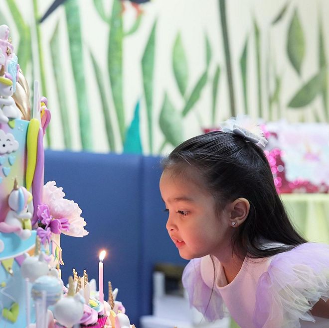 LOOK Zia Dantes’s unicorn and princessthemed birthday party PUSH