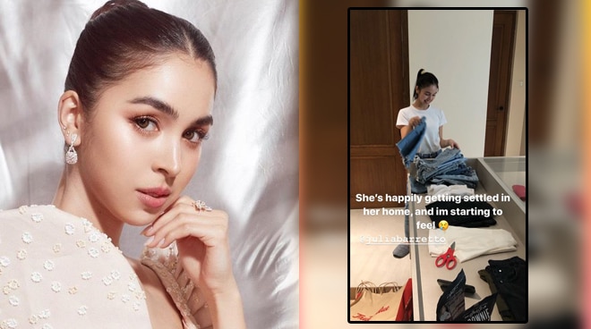 Julia Barretto moves into her new home