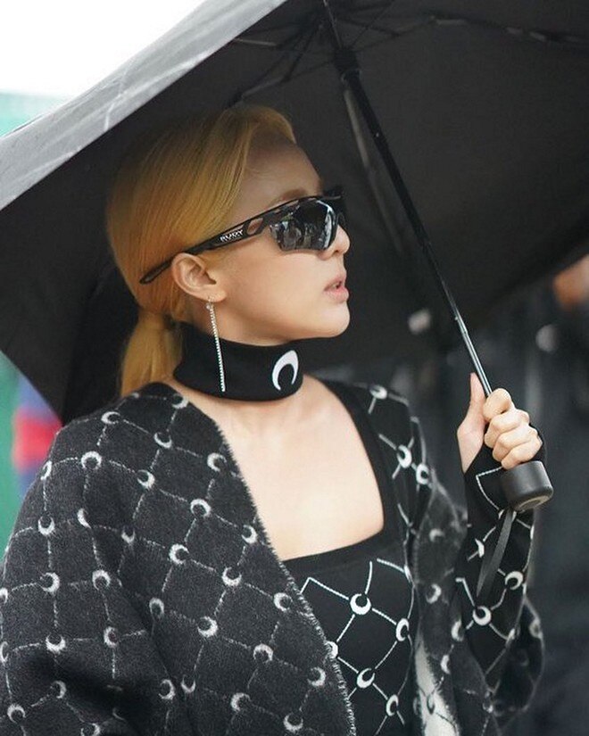 Sandara Park sports blonde hair at Paris Fashion Week | PUSH.COM.PH