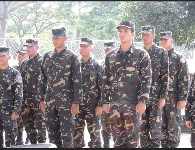 LOOK Airman Ejay Falcon during his training as an army reservist for